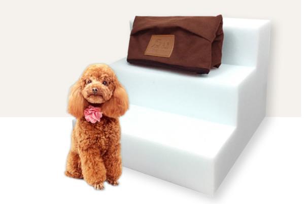 Pet Stair Ladder – Foldable Dog Steps for Beds, Sofas & Cars, Anti-Slip Design