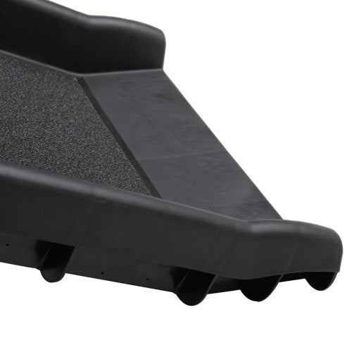 Portable Bi-Fold Pet Ramp Ladder – Black, Rugged Ramp for Trucks, SUVs & Dirt Bikes