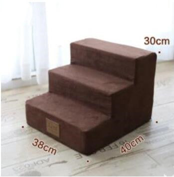 Pet Stair Ladder – Foldable Dog Steps for Beds, Sofas & Cars, Anti-Slip Design