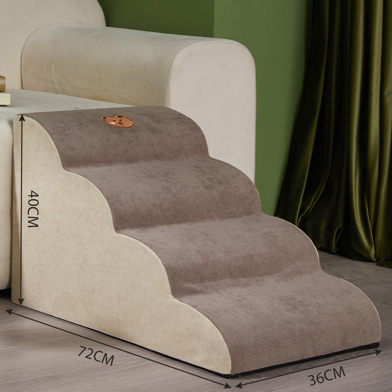 Pet Dog Slope Ladder – Anti-Slip Ramp, Lightweight & Foldable for Safe Home & Travel Use