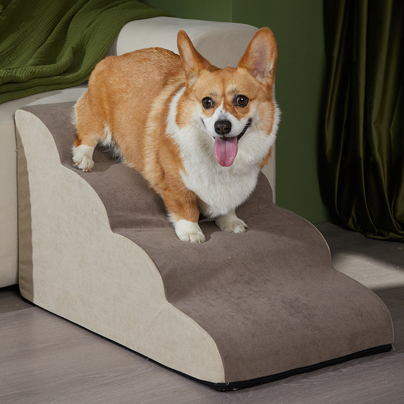 Pet Dog Slope Ladder – Anti-Slip Ramp, Lightweight & Foldable for Safe Home & Travel Use