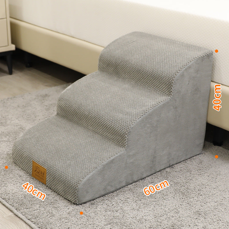 Bedside Pet Ladder – Small Dog & Cat Steps for Beds and Sofas