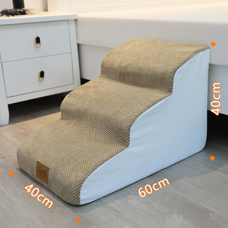 Bedside Pet Ladder – Small Dog & Cat Steps for Beds and Sofas