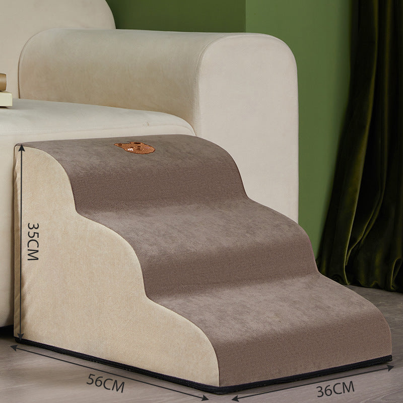Pet Dog Slope Ladder – Anti-Slip Ramp, Lightweight & Foldable for Safe Home & Travel Use