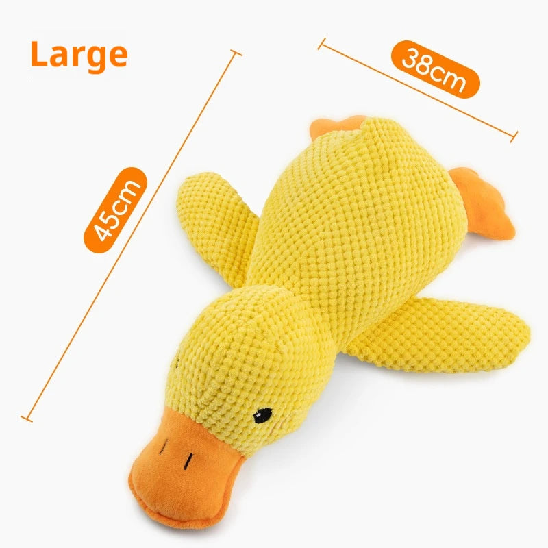 Dog Plush Duck Toy – Bite-Resistant, Squeaky Companion for Chewing & Comfort