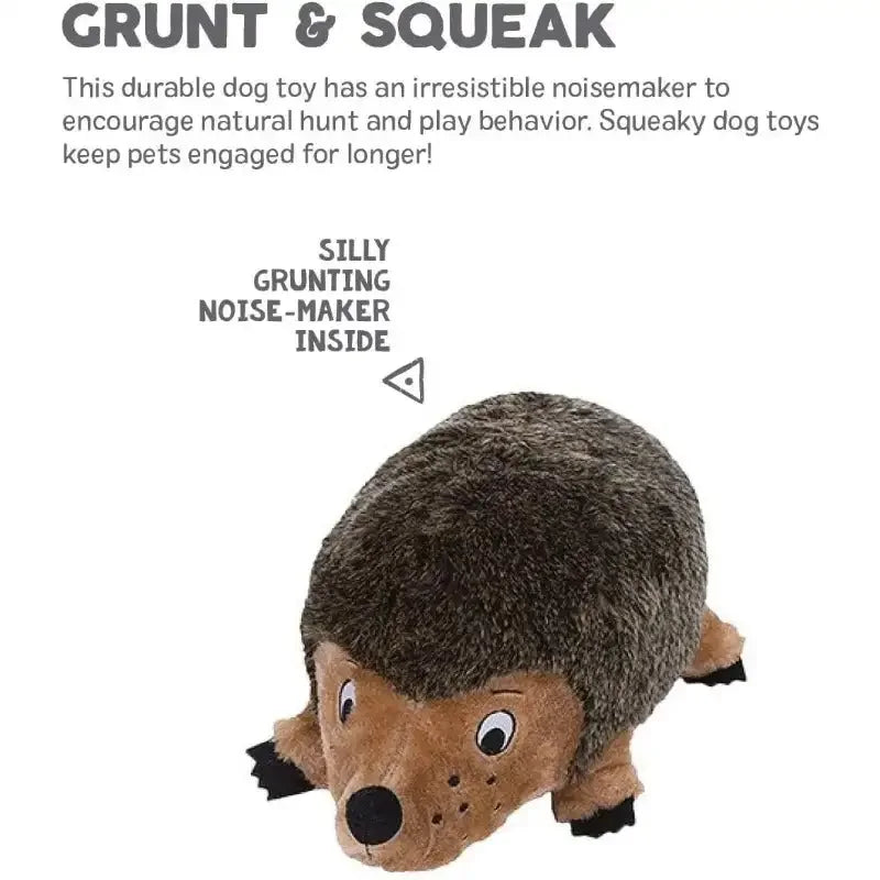Hedgehogz Plush Dog Toy, Large
