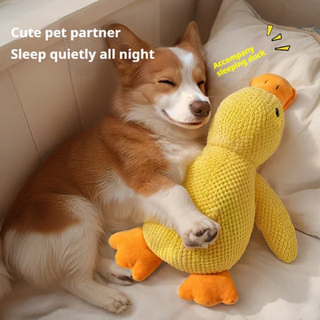 Dog Plush Duck Toy – Bite-Resistant, Squeaky Companion for Chewing & Comfort