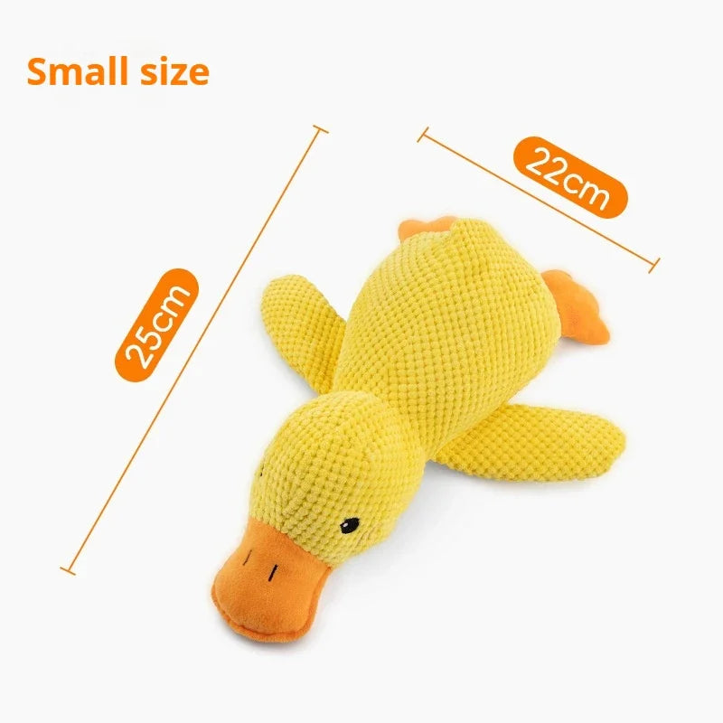 Dog Plush Duck Toy – Bite-Resistant, Squeaky Companion for Chewing & Comfort