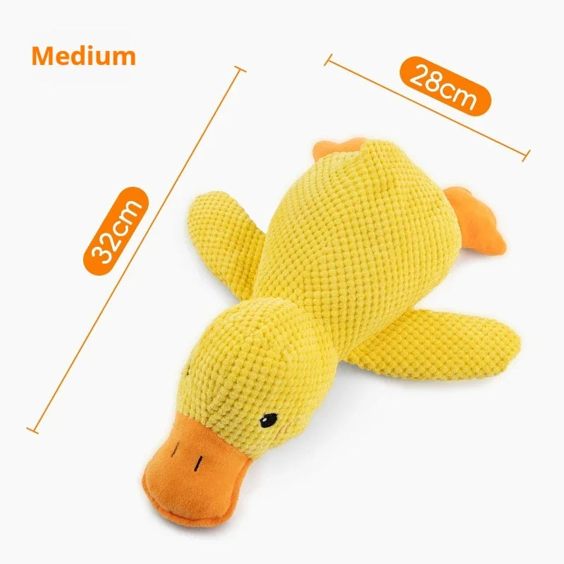 Dog Plush Duck Toy – Bite-Resistant, Squeaky Companion for Chewing & Comfort