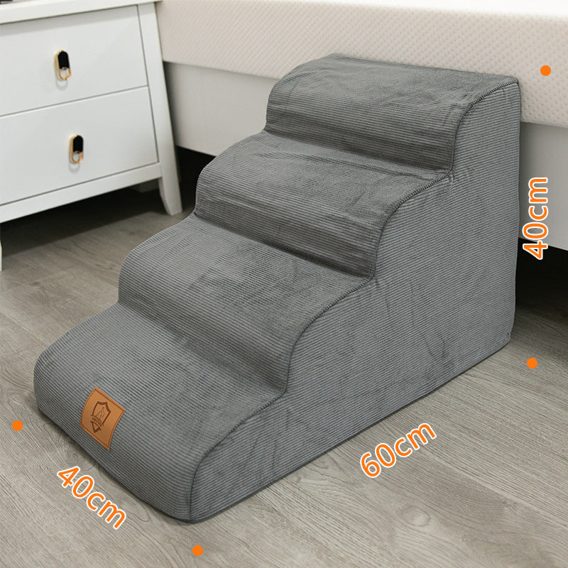 Bedside Pet Ladder – Small Dog & Cat Steps for Beds and Sofas