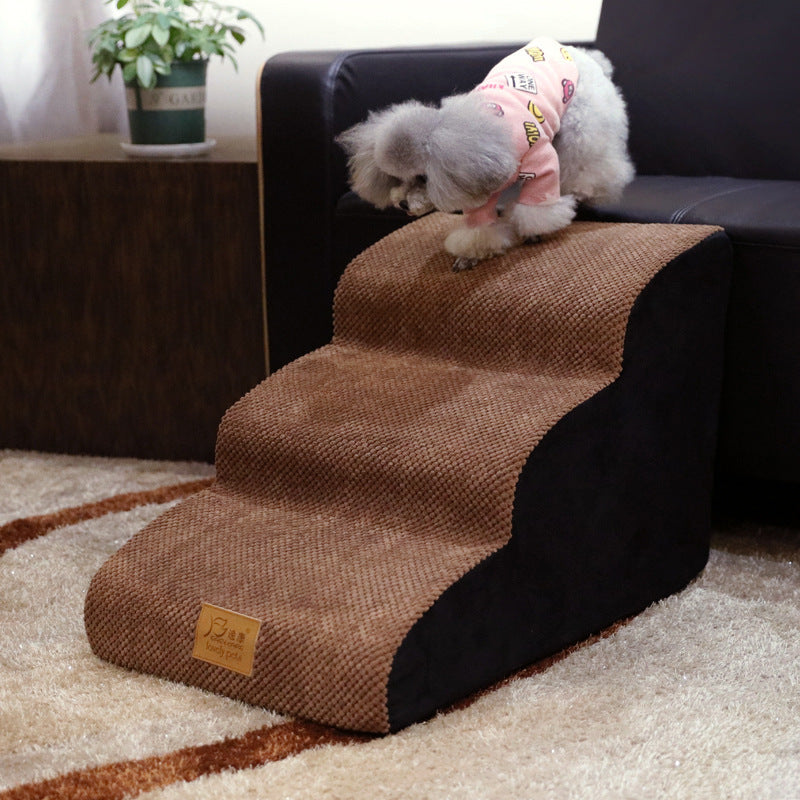 Bedside Pet Ladder – Small Dog & Cat Steps for Beds and Sofas